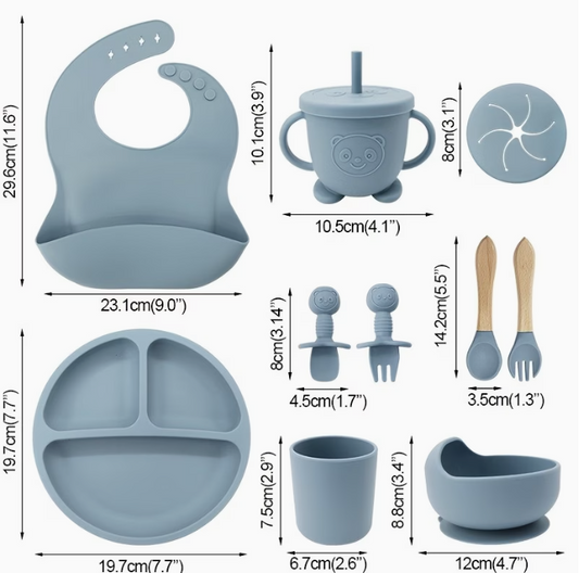 LittleNeeds™ Silicone Baby Feeding Set
